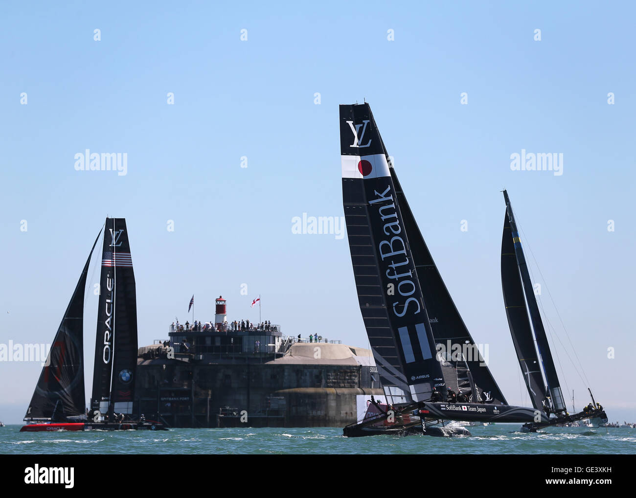 Portsmouth Harbour, Portsmouth, UK. 23rd July, 2016. Louis Vuitton