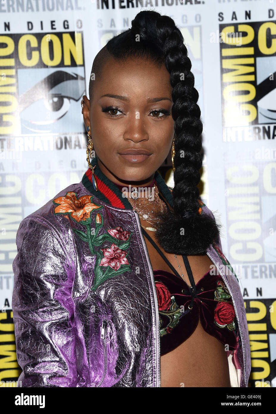 San Diego, California, USA. 23rd July, 2016. Keke Palmer arrives for the photo call of the film ''Scream Queens'' at the Bayfront Hilton Hotel. © Lisa O'Connor/ZUMA Wire/Alamy Live News Stock Photo