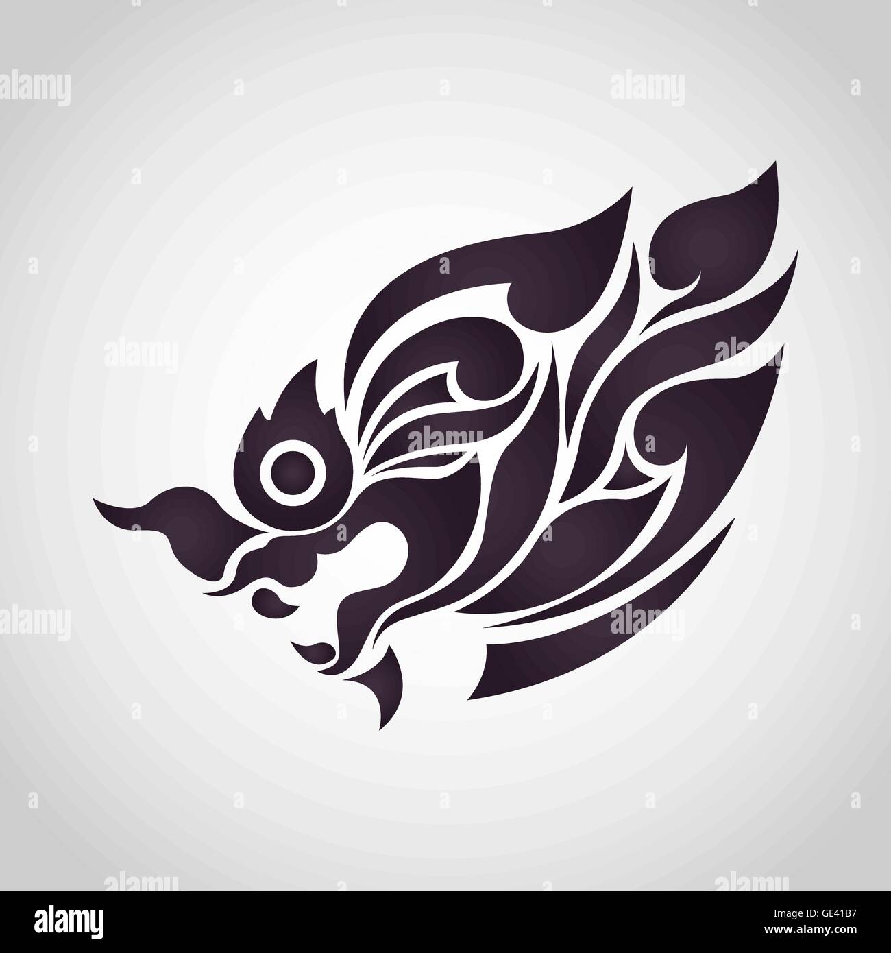 Thai Art Lion Or Sigha In Black. Royalty Free SVG, Cliparts, Vectors, and  Stock Illustration. Image 73643807.