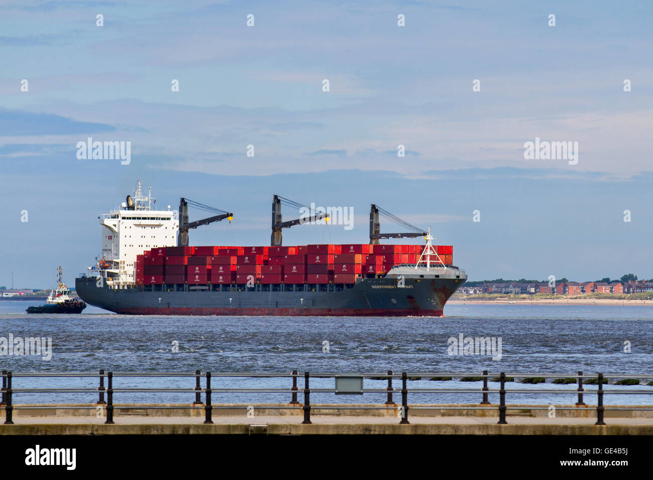The ship INDEPENDENT PURSUIT, a Container ship registered in Liberia