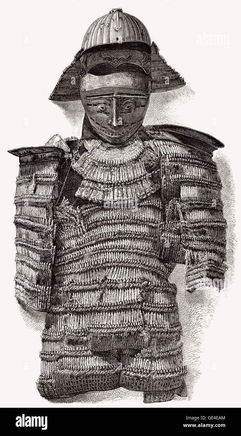 Old Samurai armour, Japan Stock Photo