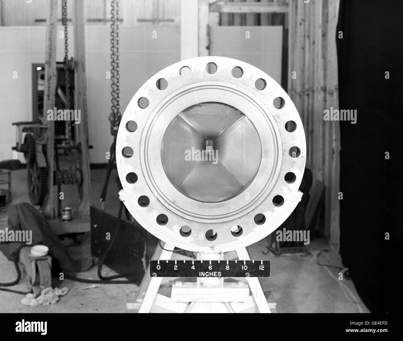 The 11-inch Hypersonic Tunnel at NASA is used for testing high-speed ...