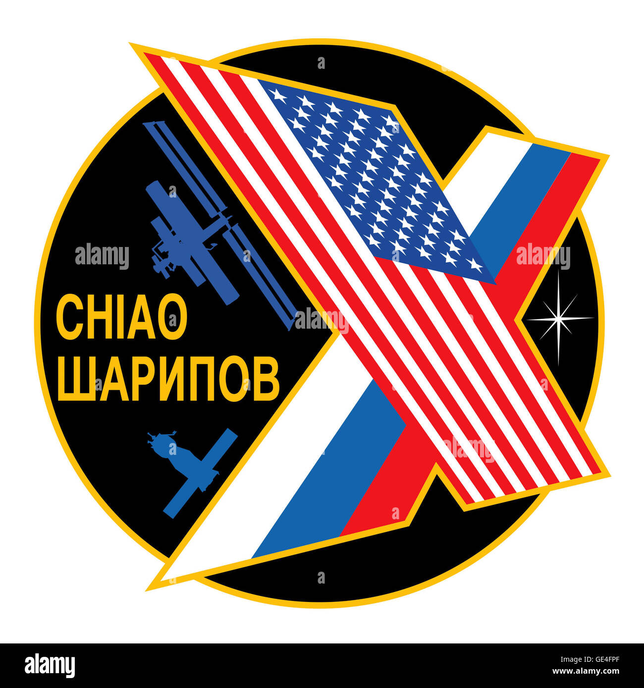Expedition 10 ISS Mission Patch Stock Photo