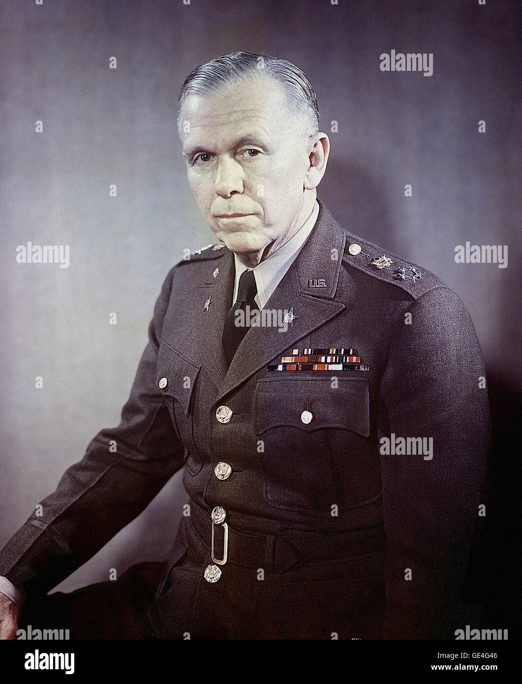 General George C Marshall 4616939916 o Stock Photo