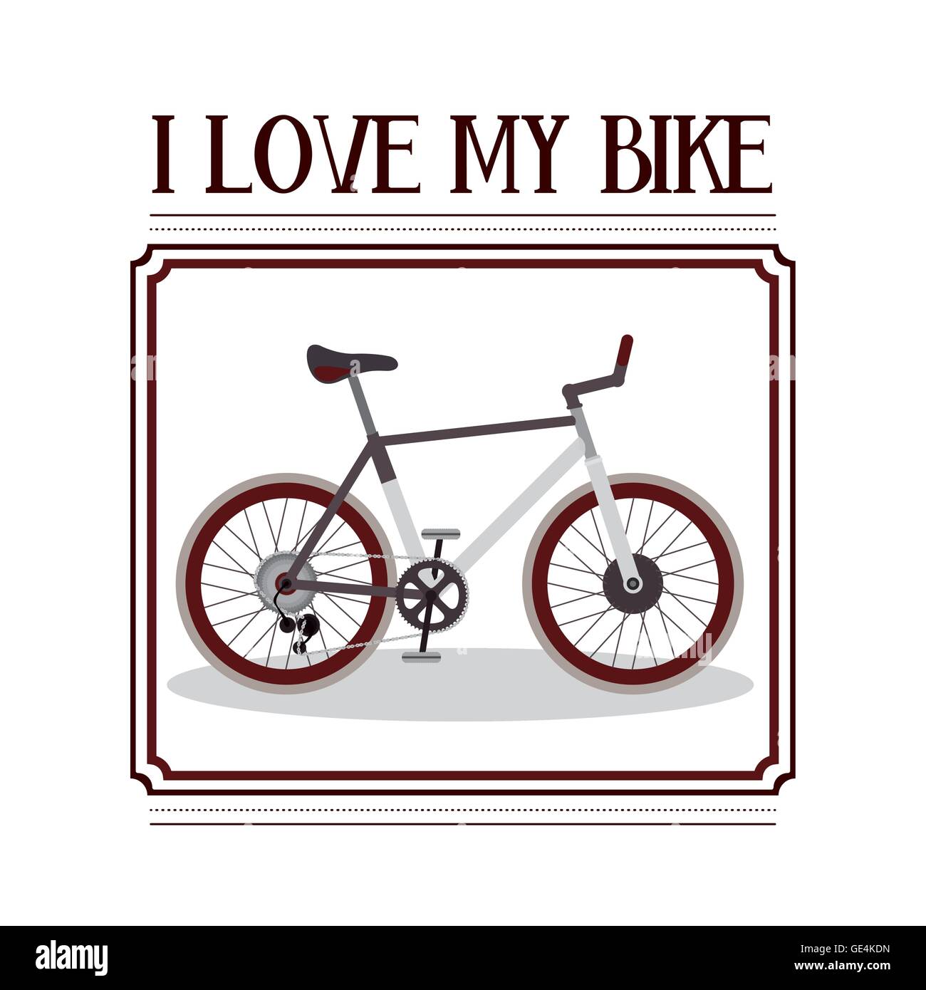 bicycle frame isolated icon design Stock Vector Image & Art - Alamy