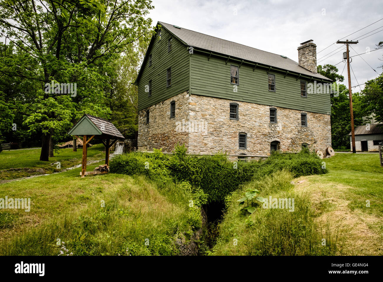 Mill, Millwood, Virginia Stock Photo Alamy