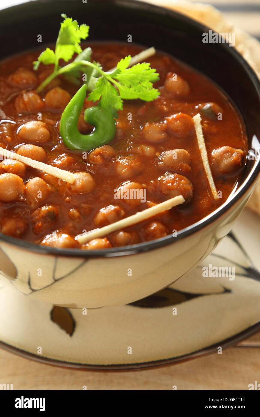 Chickpea Curry Stock Photo