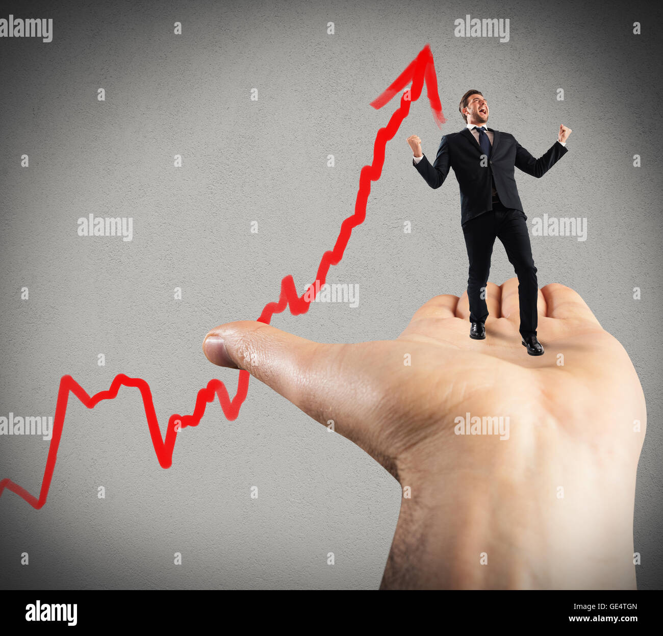 Support for success Stock Photo - Alamy