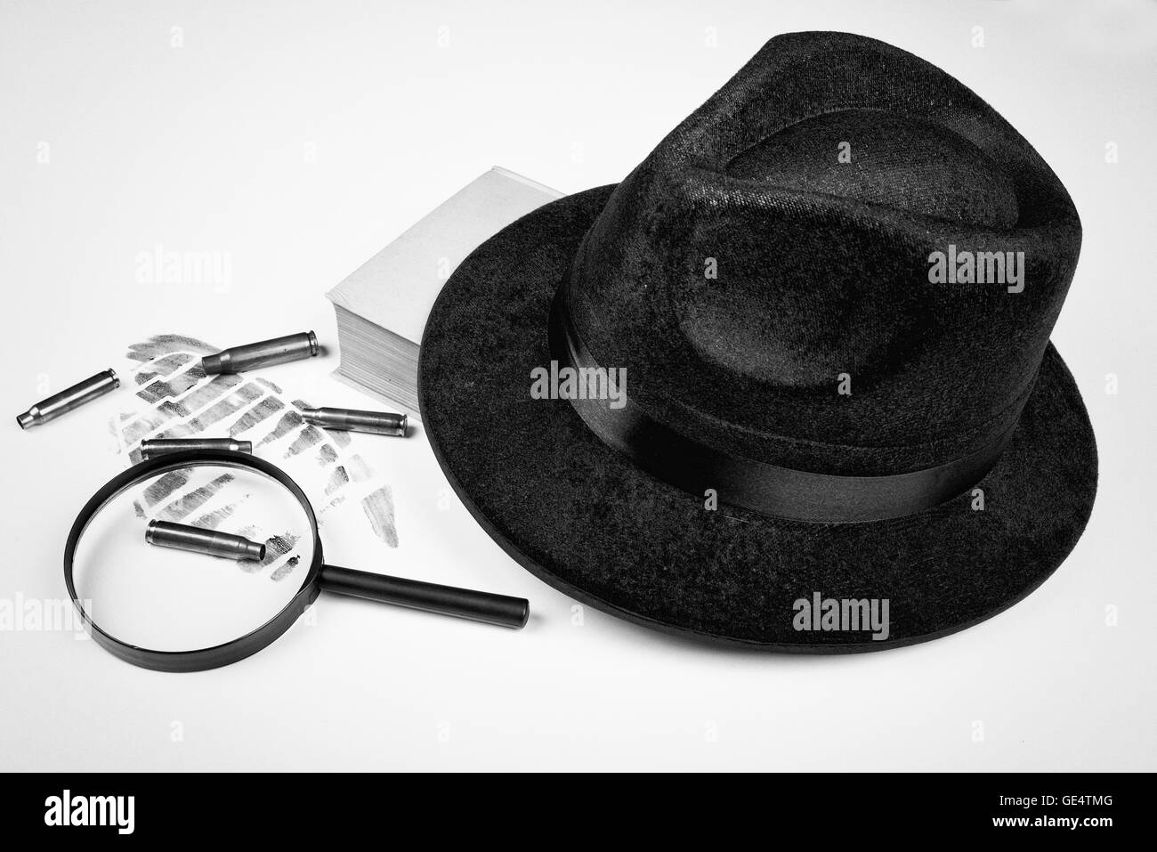 Still life with a mystery genre concept Stock Photo