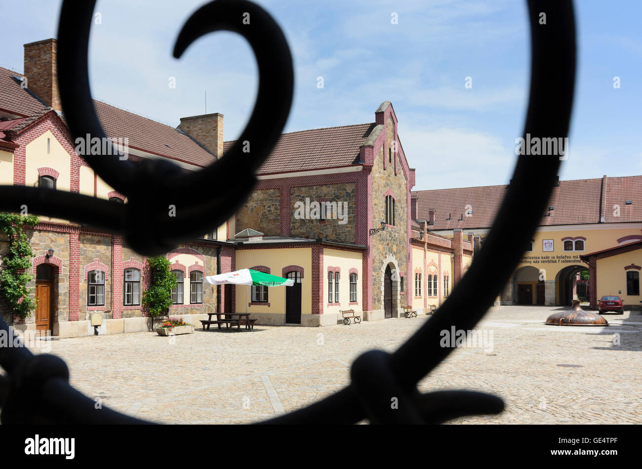 Trebon (Wittingau): brewery, Czech Republic, Jihocesky, Südböhmen, South Bohemia, Stock Photo