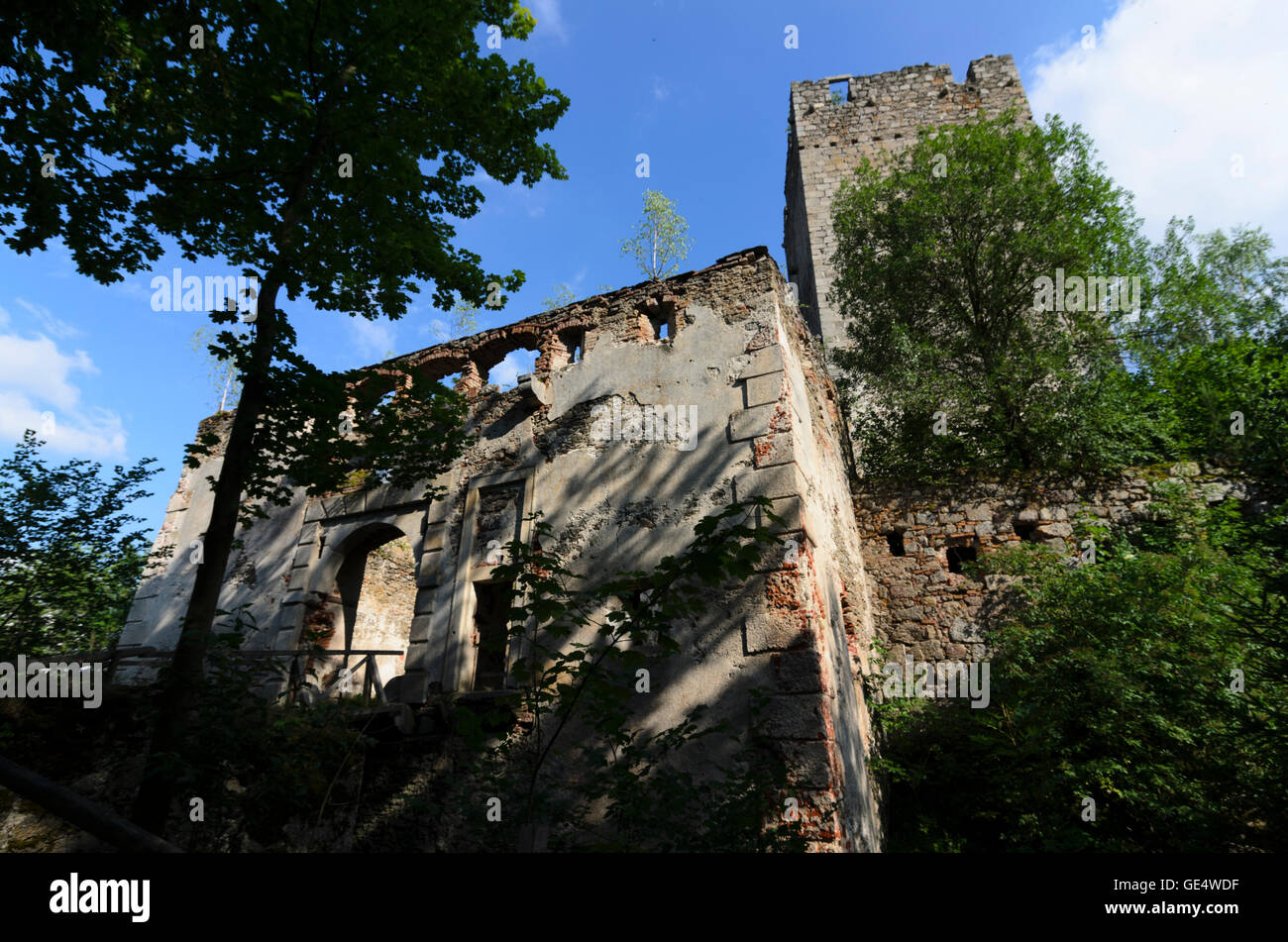 Ottenstein: Lichtenfels Castle, Austria, Niederösterreich, Lower Austria, Waldviertel Stock Photo