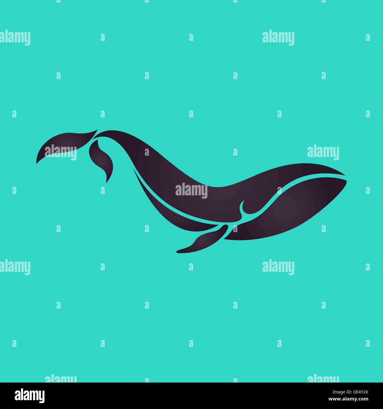 whale logo vector Stock Vector Image & Art - Alamy