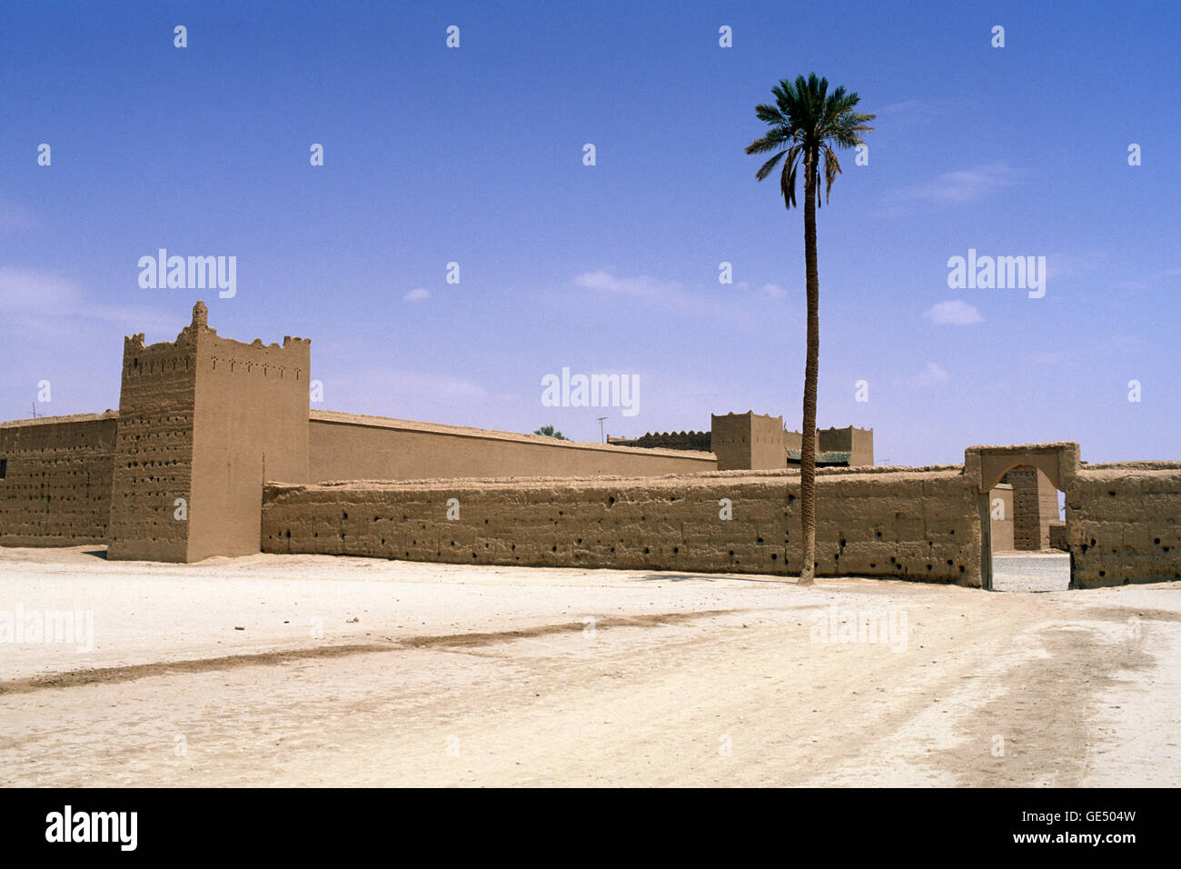Morocco, Tafilalet, Sahara, Ksar el fida, kasbah near Rissani Stock Photo