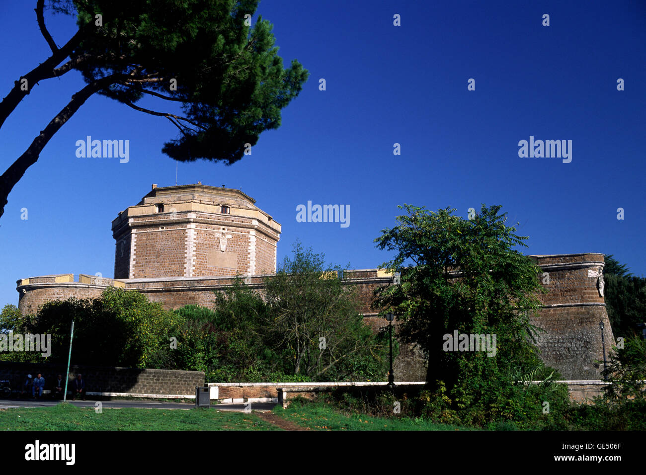 Italy, Lazio, Civita Castellana, rocca, fortress Stock Photo
