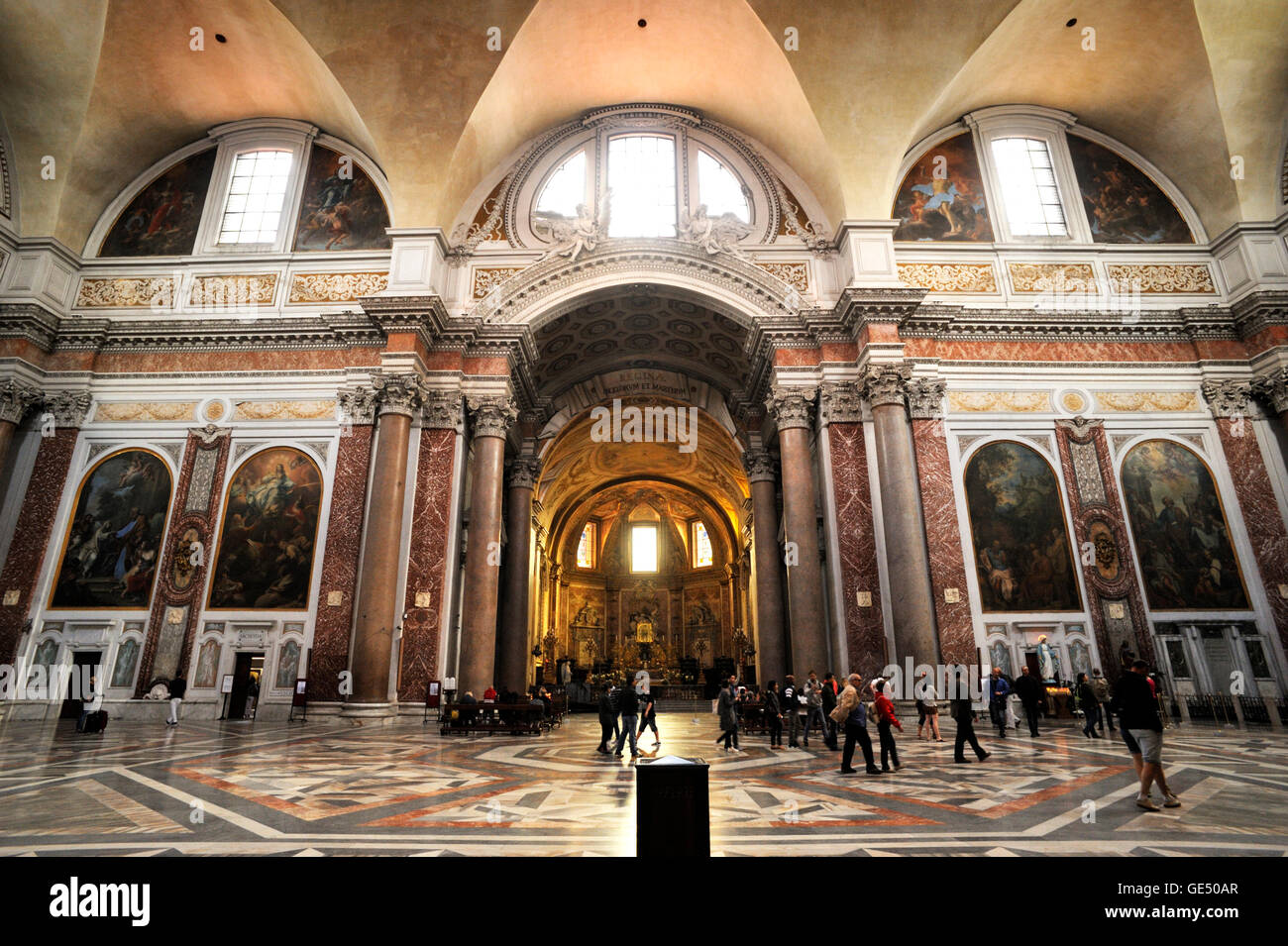 Italy, Rome, basilica di Santa Maria degli Angeli e dei Martiri Stock Photo