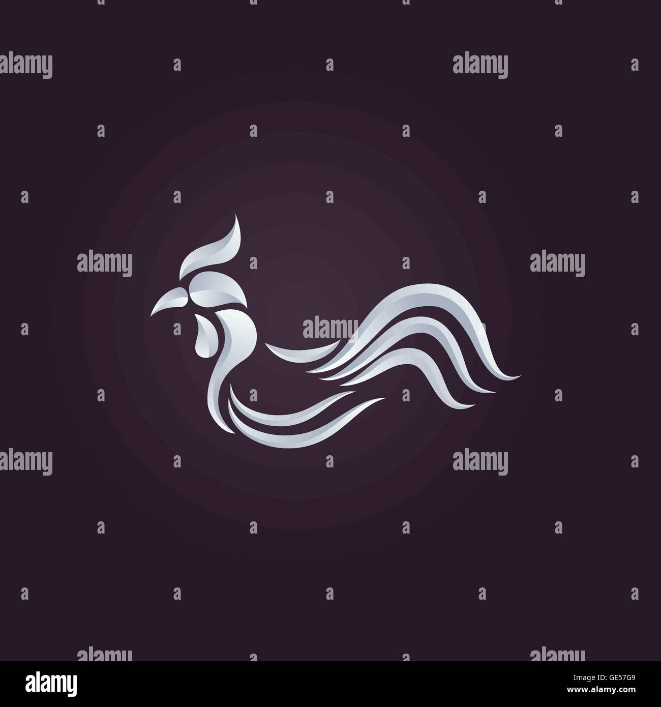 Chicken Text Vector Logo Chicken logo vector Stock Vector Image & Art - Alamy