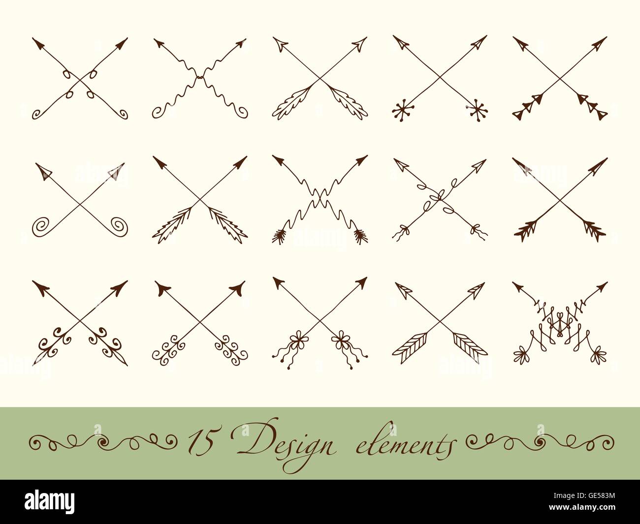 set of graphical design elements Stock Vector Image & Art - Alamy