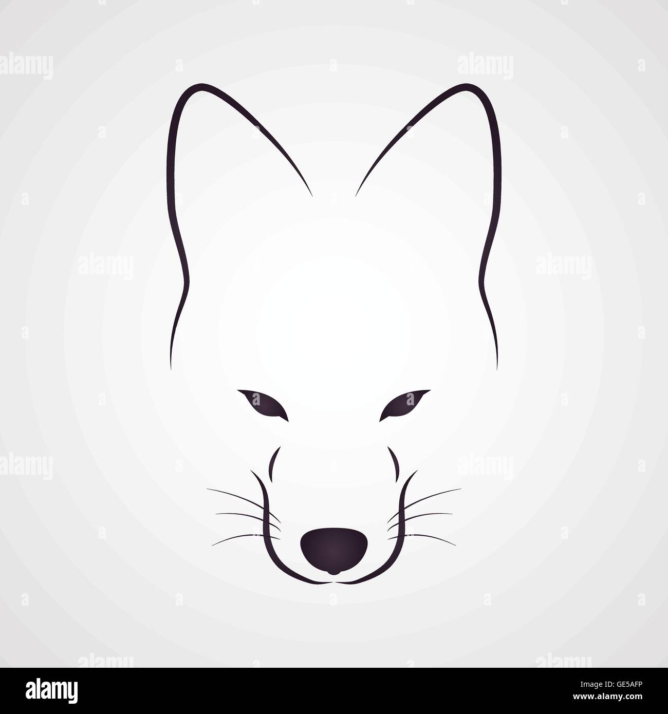 Fox logo vector Stock Vector Image & Art - Alamy