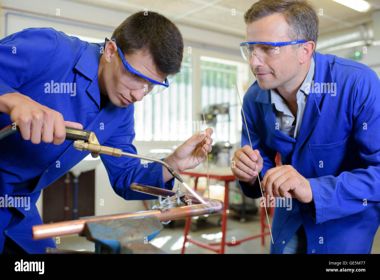 Copper pipe blow torch hi-res stock photography and images - Alamy