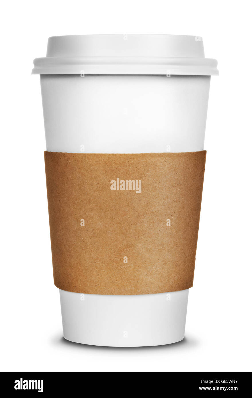 To go Coffee Cup isolated on a white background Stock Photo Alamy