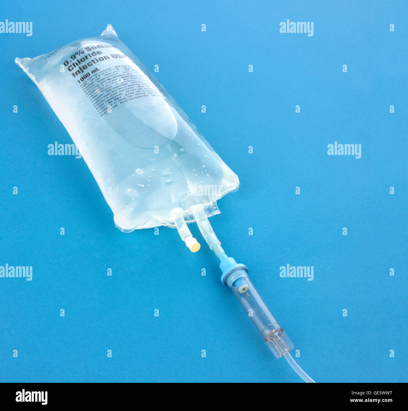 Iv Bag Of Solution With Copy Space Stock Photo Alamy