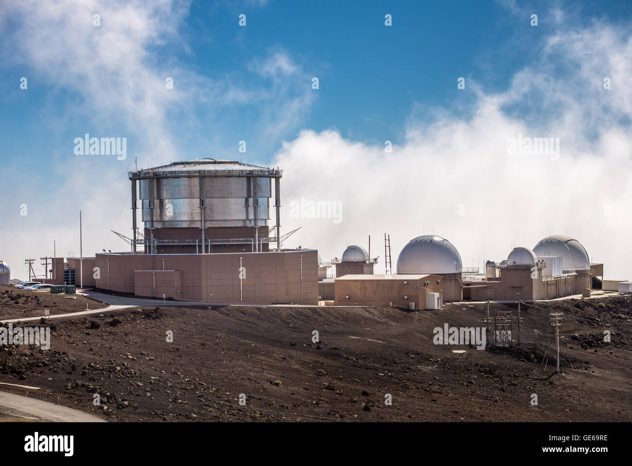 Haleakala Observatory Maui Hawaii USA Stock Photo