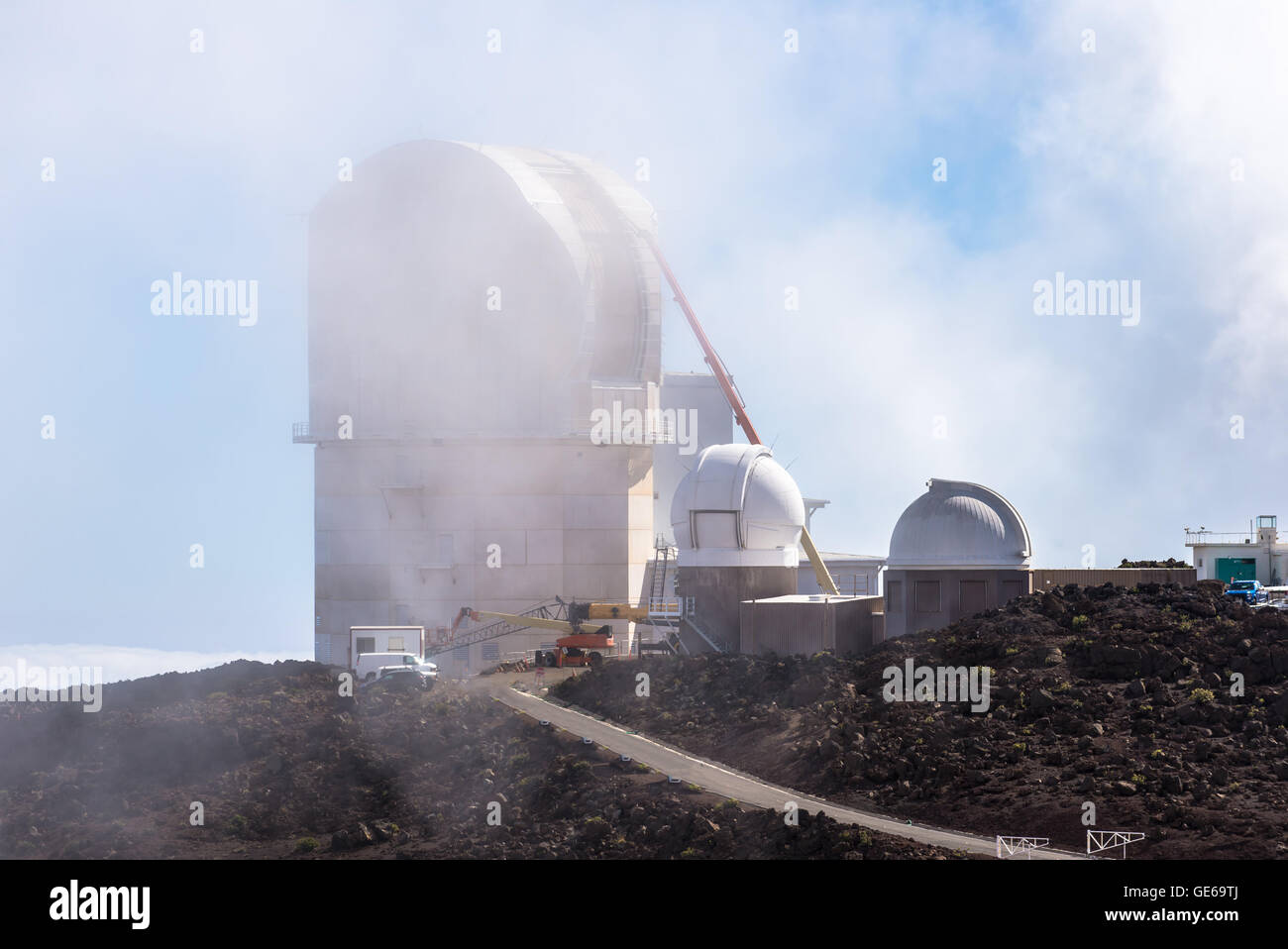 Haleakala Observatory Maui Hawaii USA Stock Photo