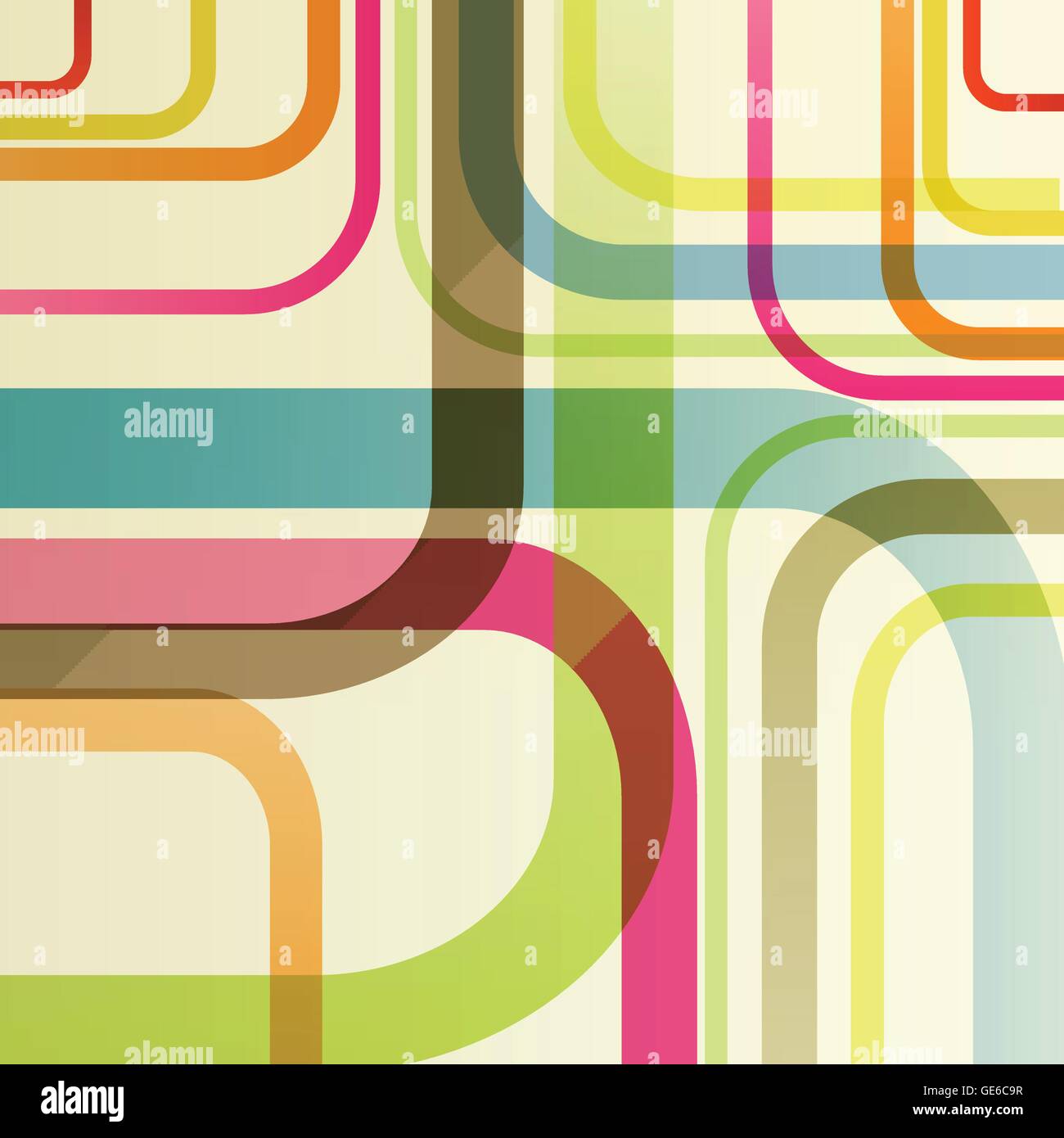 Abstract retro lines background vector concept for poster Stock Vector ...