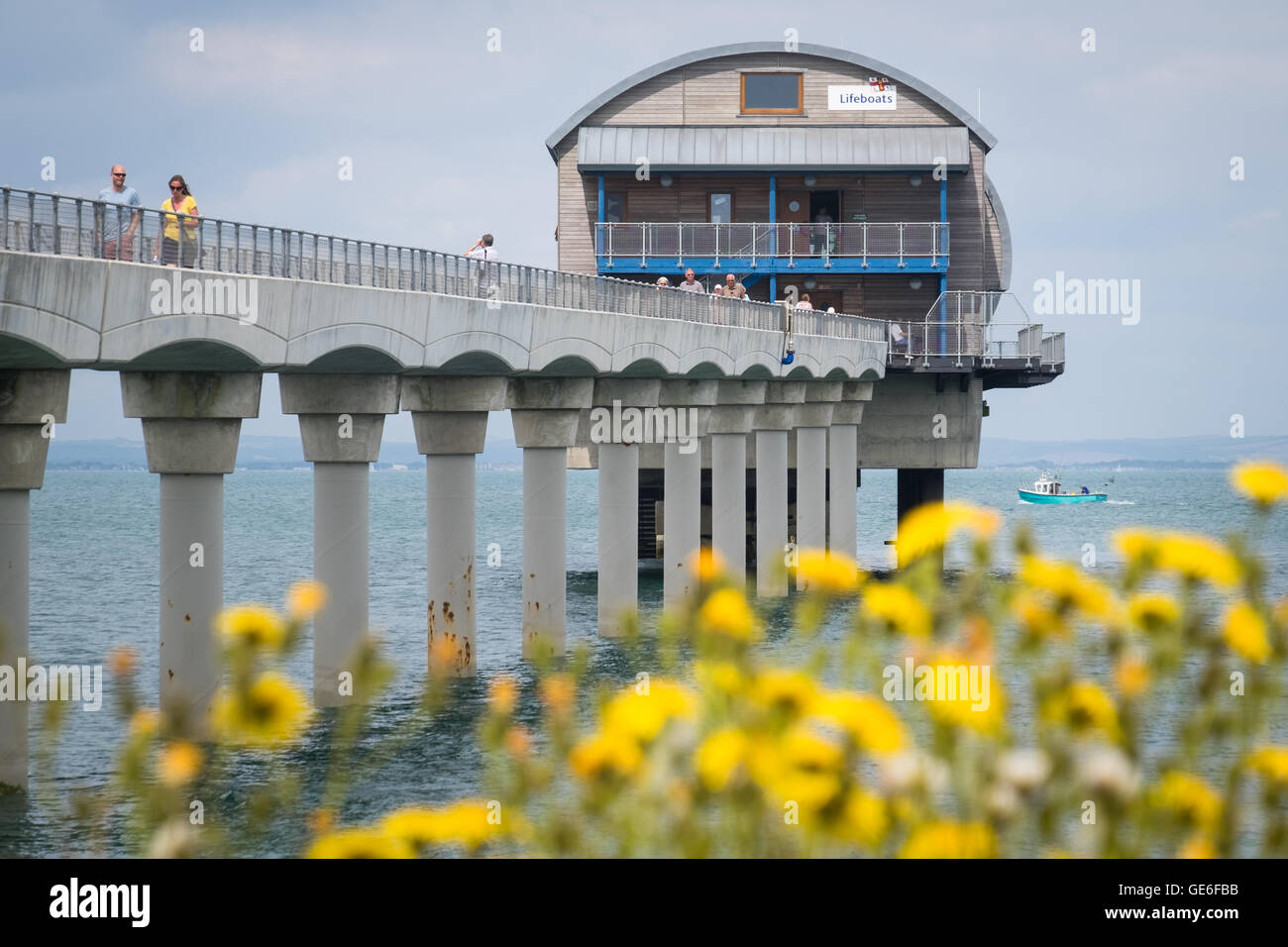 The RNLI station at Bembridge, Isle of Wight Stock Photo