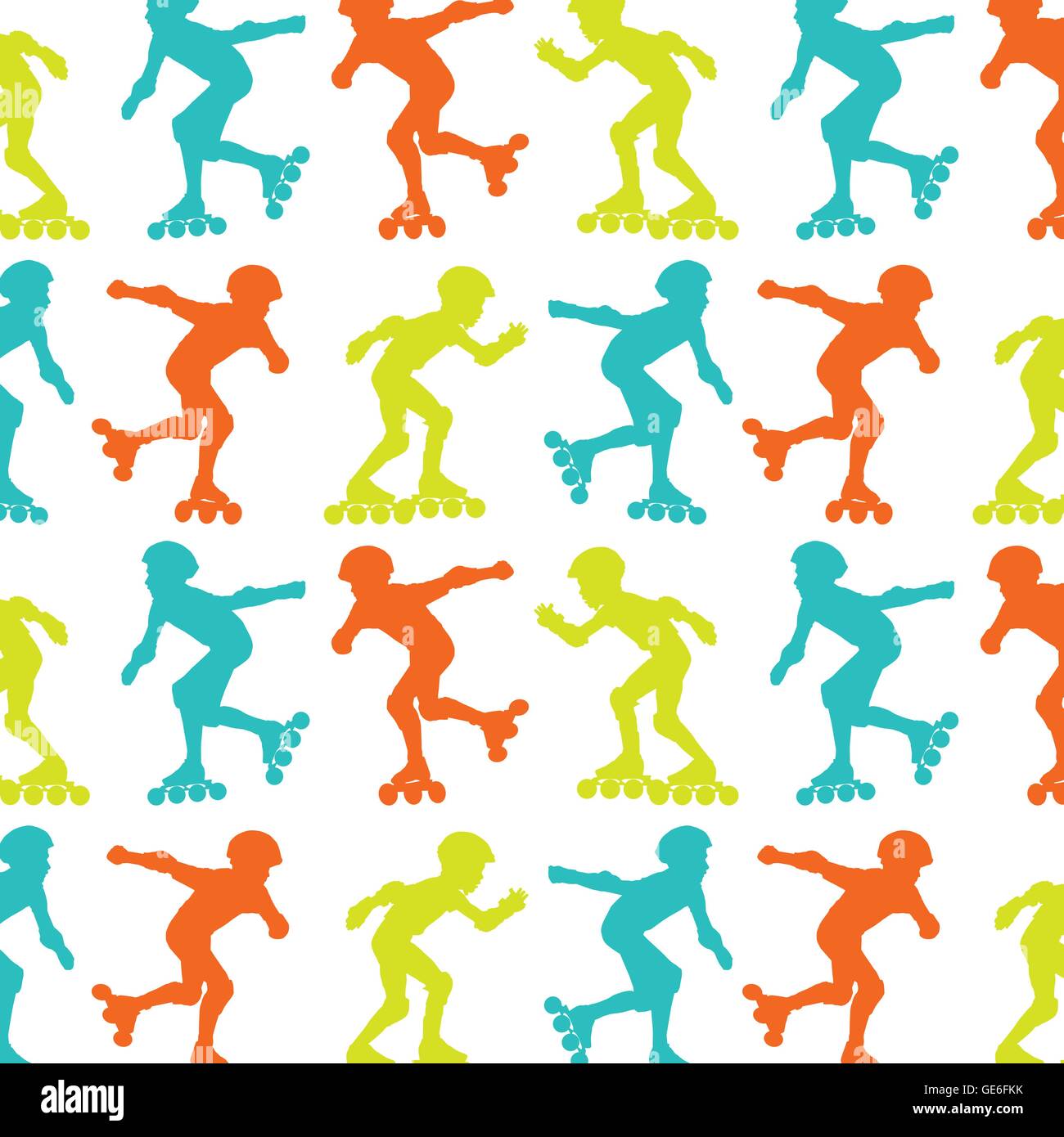 Roller Rink Design Pattern Pinterest Roller skating pattern vector background concept wallpaper Stock Vector ...