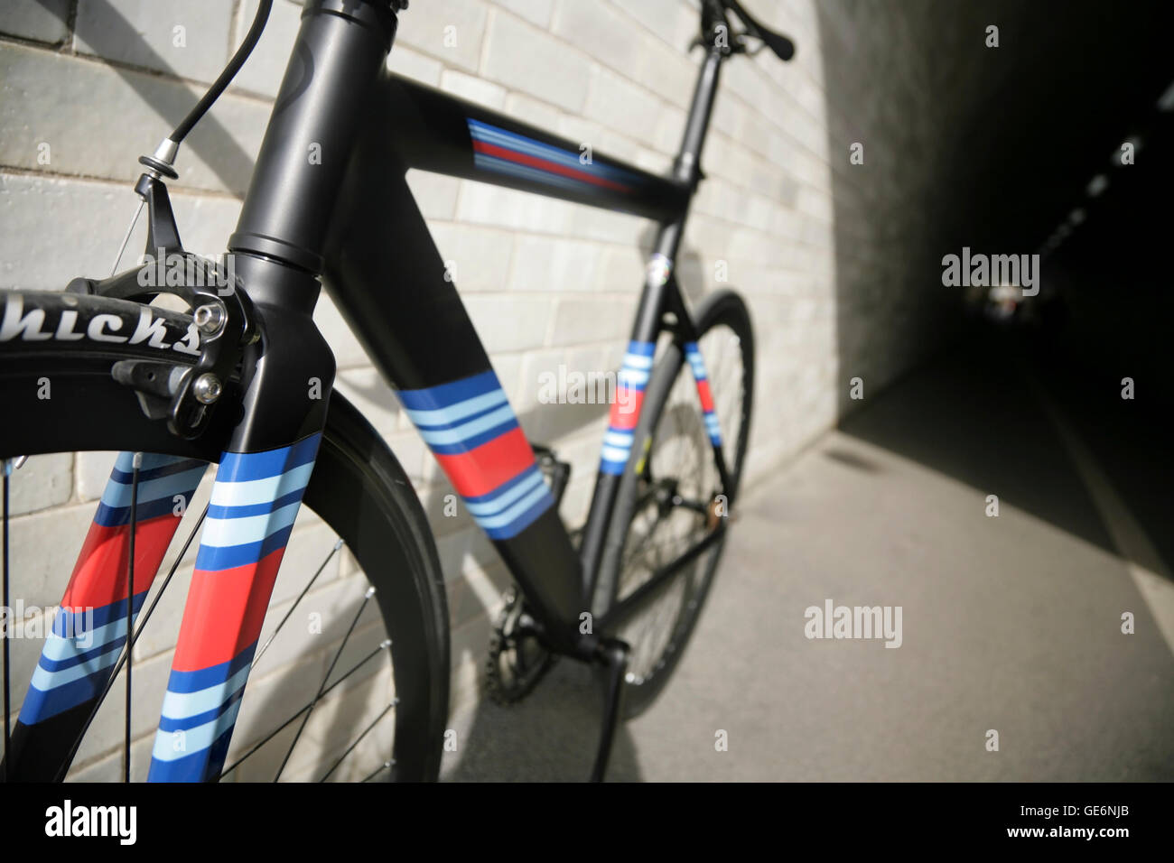 JustRideIt T5 fixedwheel singlespeed bicycle with unique custom