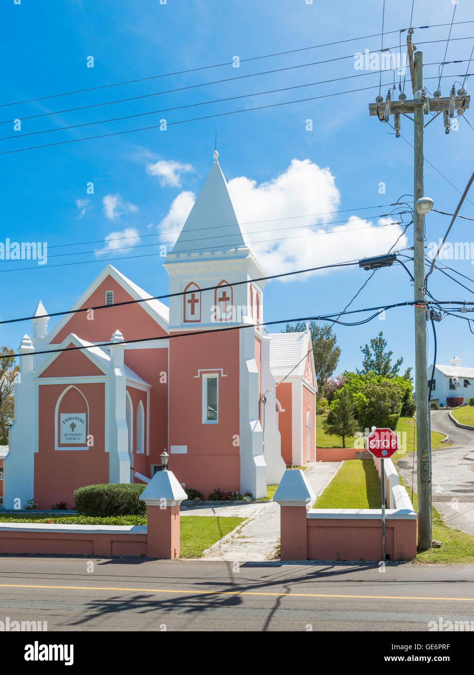 Emanuel Methodist Church at Whale Bay, Bermuda Stock Photo Alamy