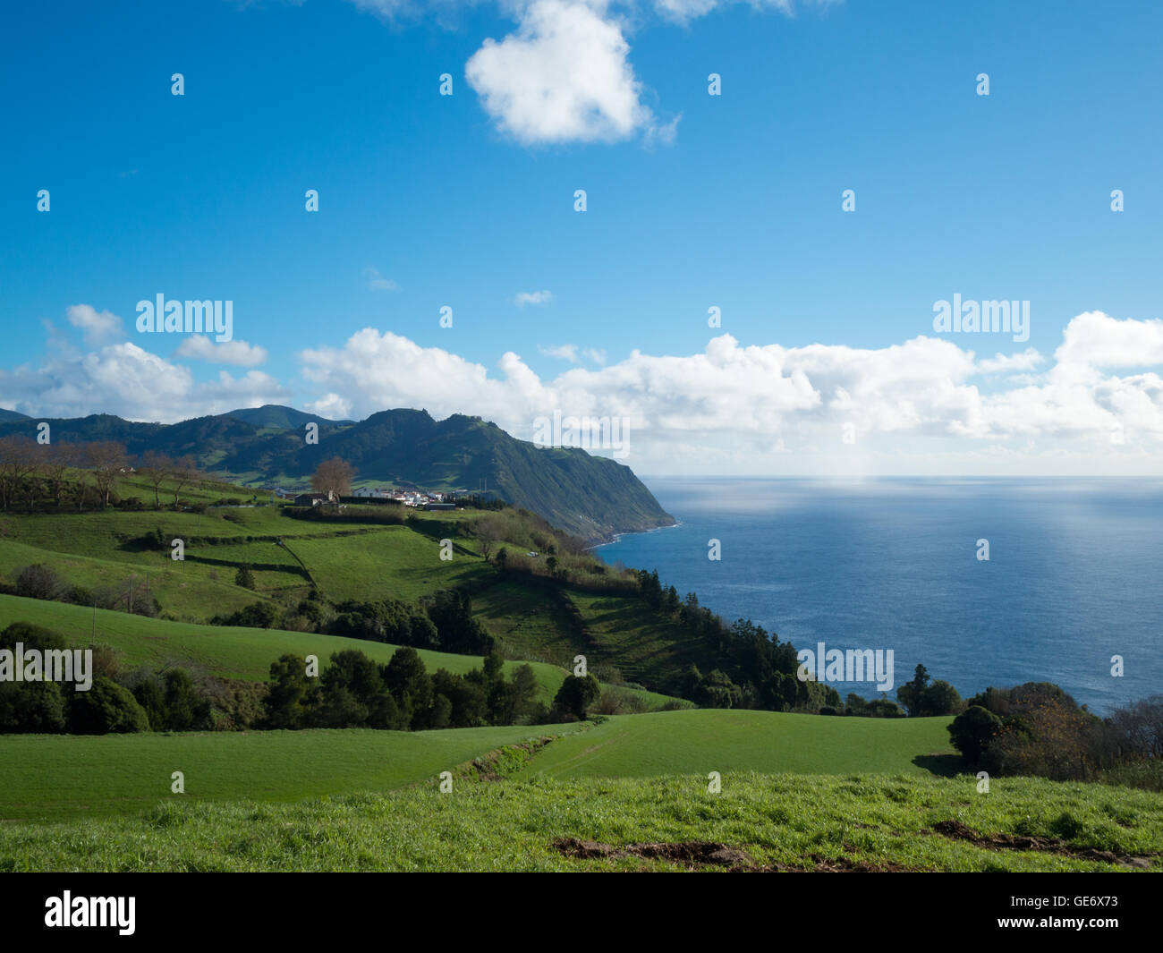 São Miguel island landscape Stock Photo