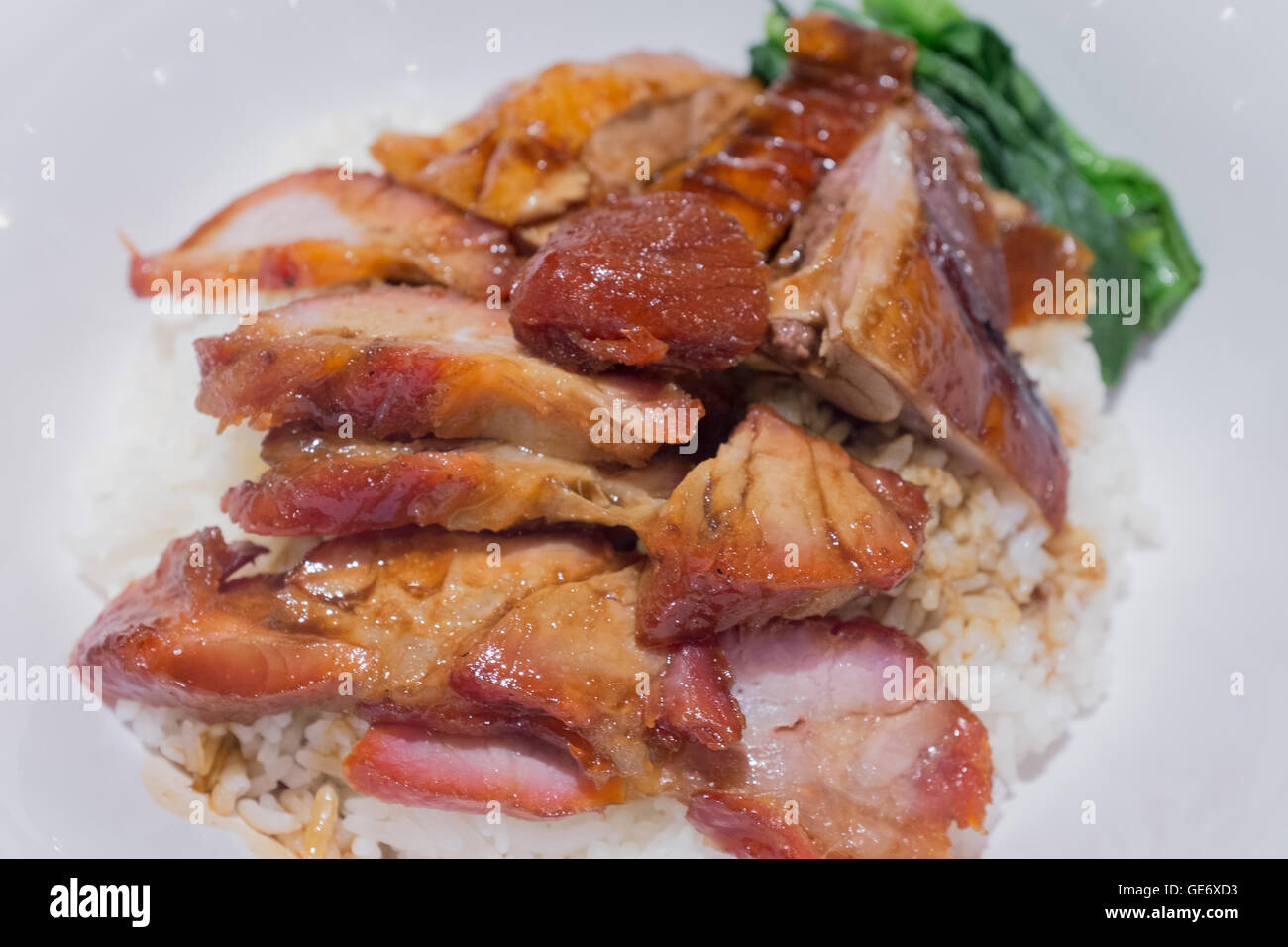 Chinese roast bbq pork and duck Stock Photo - Alamy