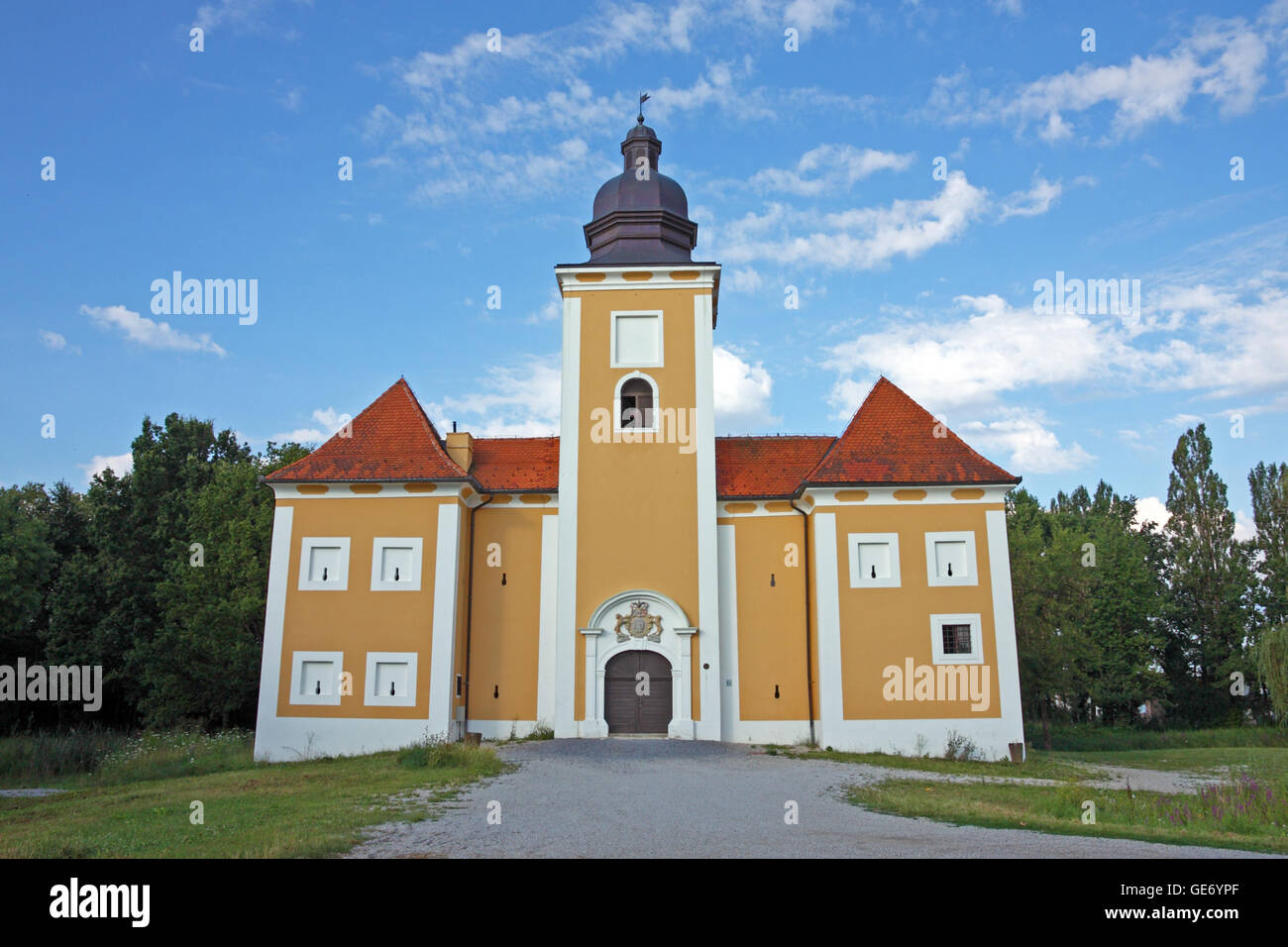 Lukavec Castle, is a Citadel-castle near Velika Gorica, Croatia Stock Photo