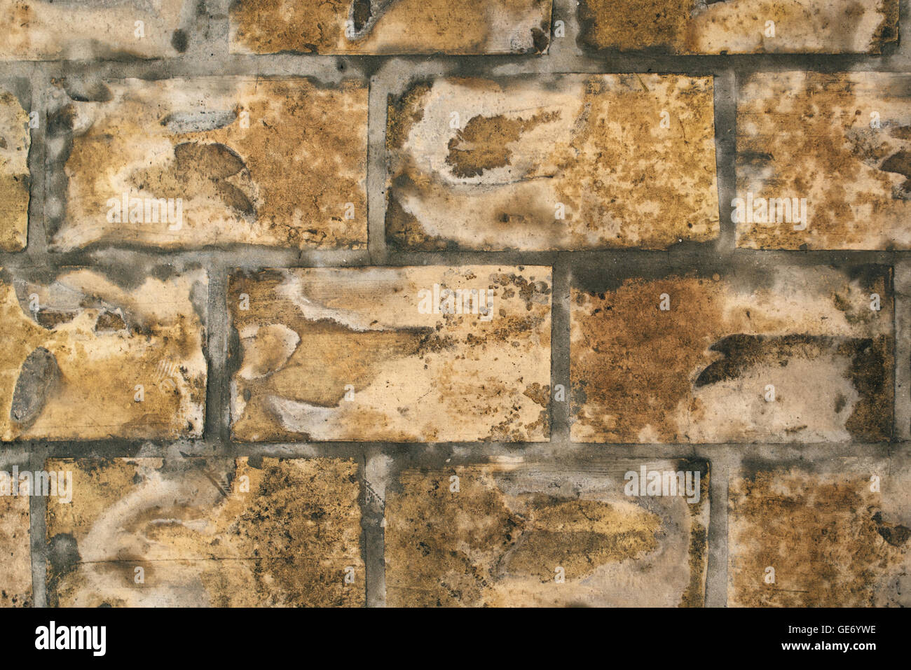 Wet brick wall surface, urban textures and backgrounds Stock Photo Alamy