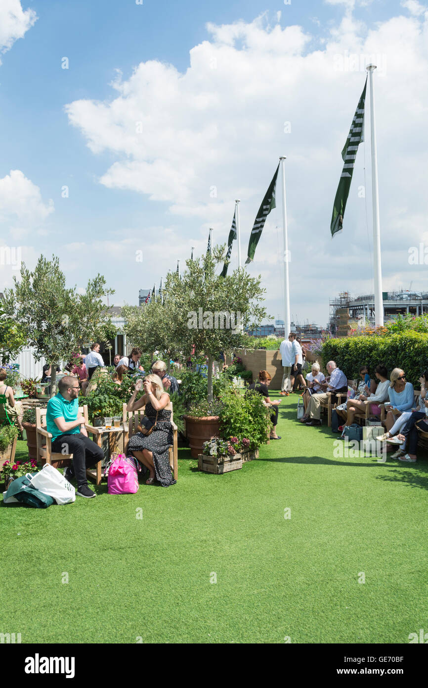 The rooftop of the John Lewis department store on Oxford Street has