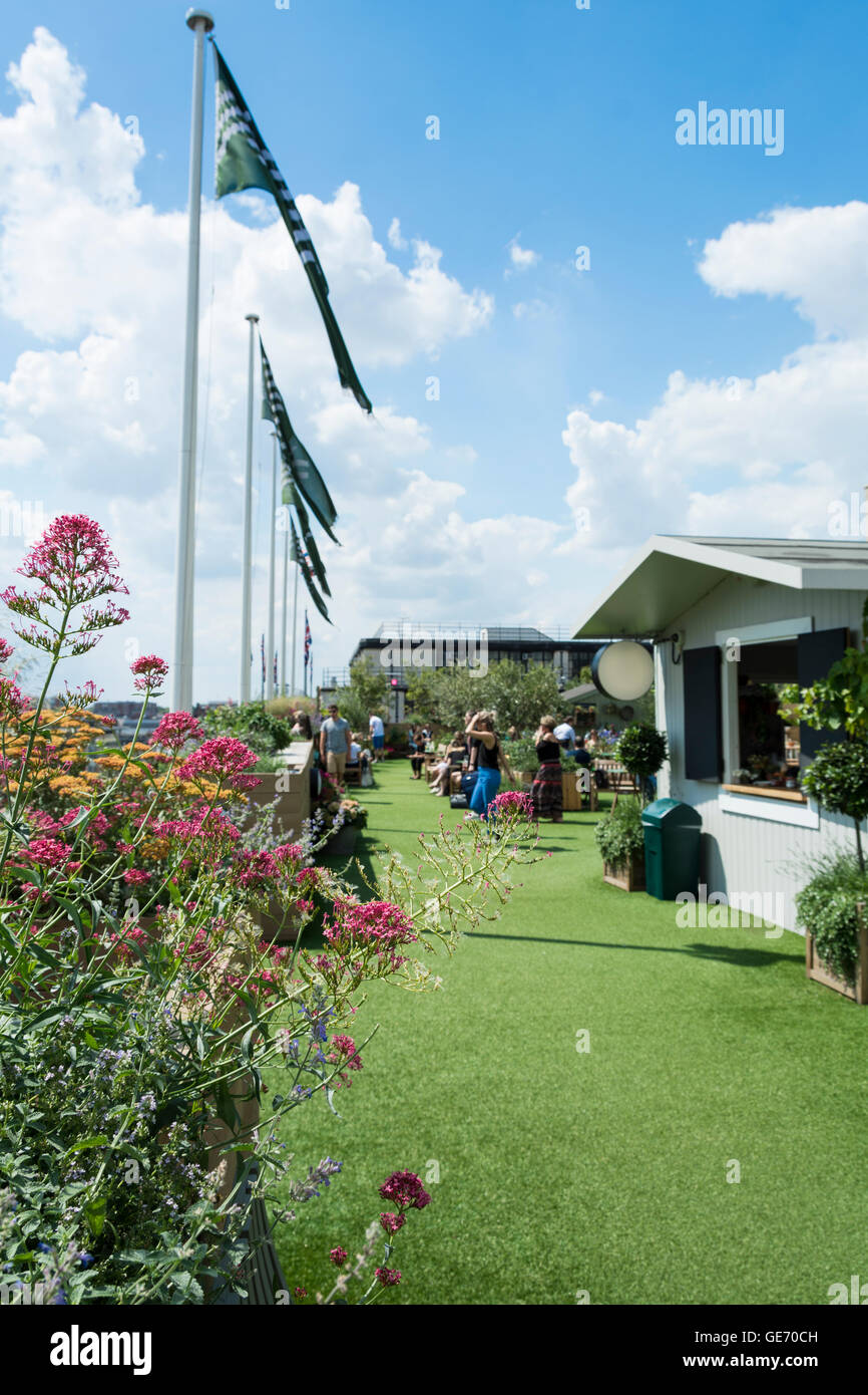The rooftop of the John Lewis department store on Oxford Street has