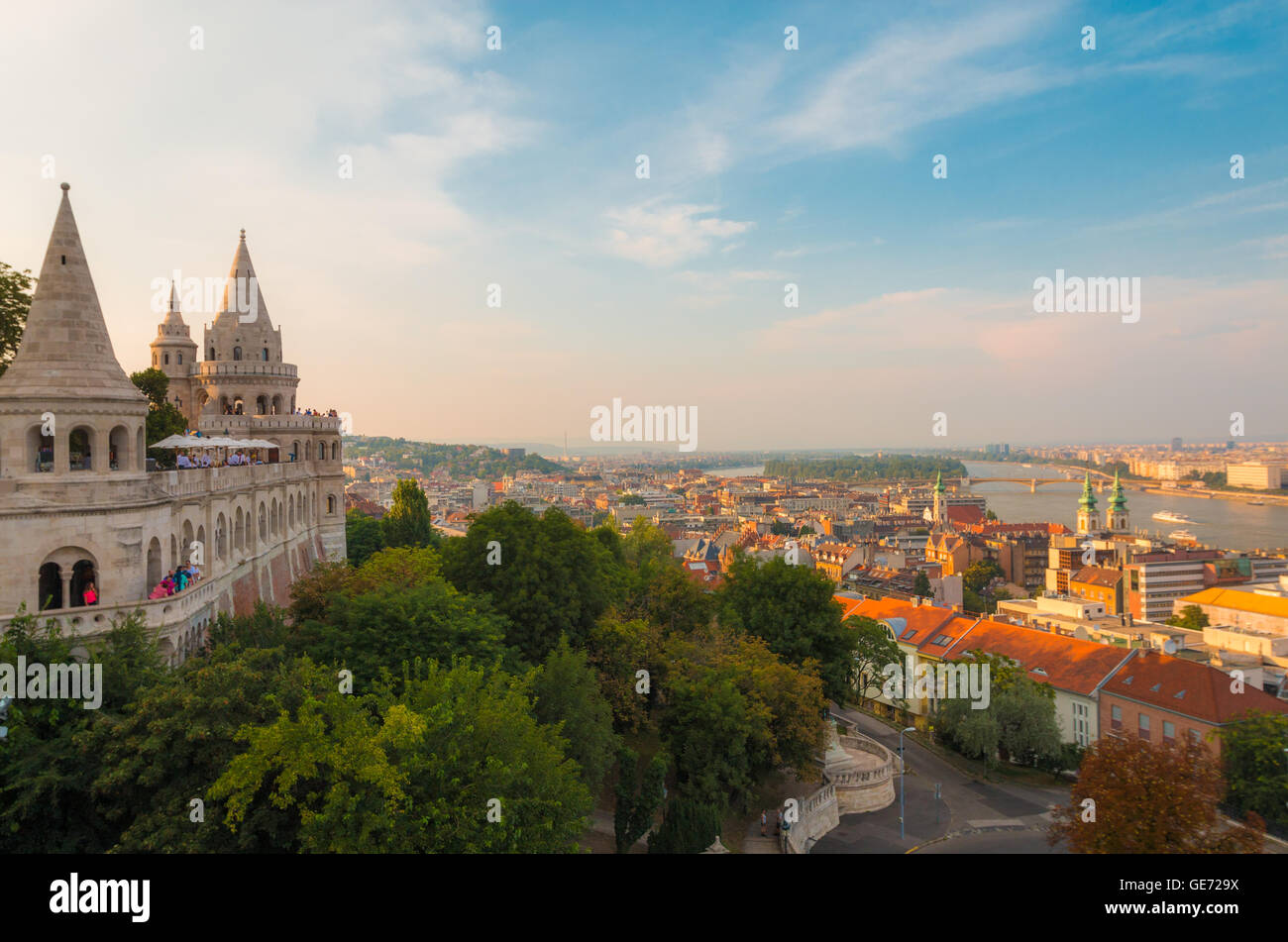 Fishermans Bastion in Budapest Hungary Stock Photo