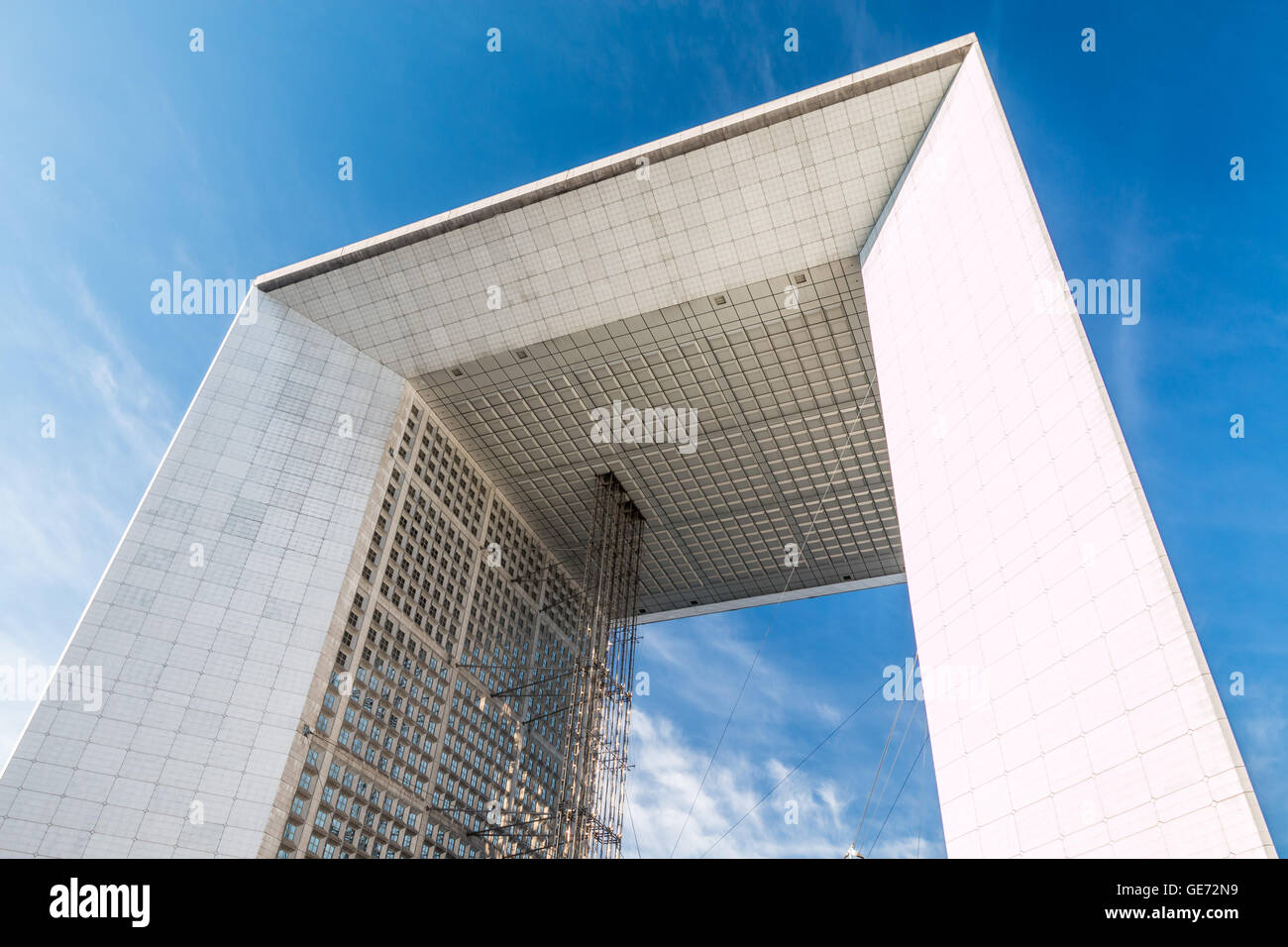 The arch in La Defense Paris Stock Photo