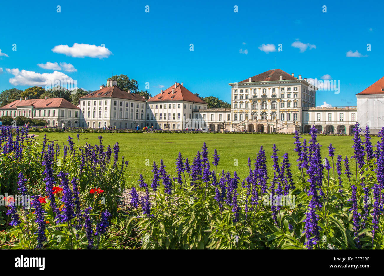 Nymphenburg Palace in Munich Germany Stock Photo