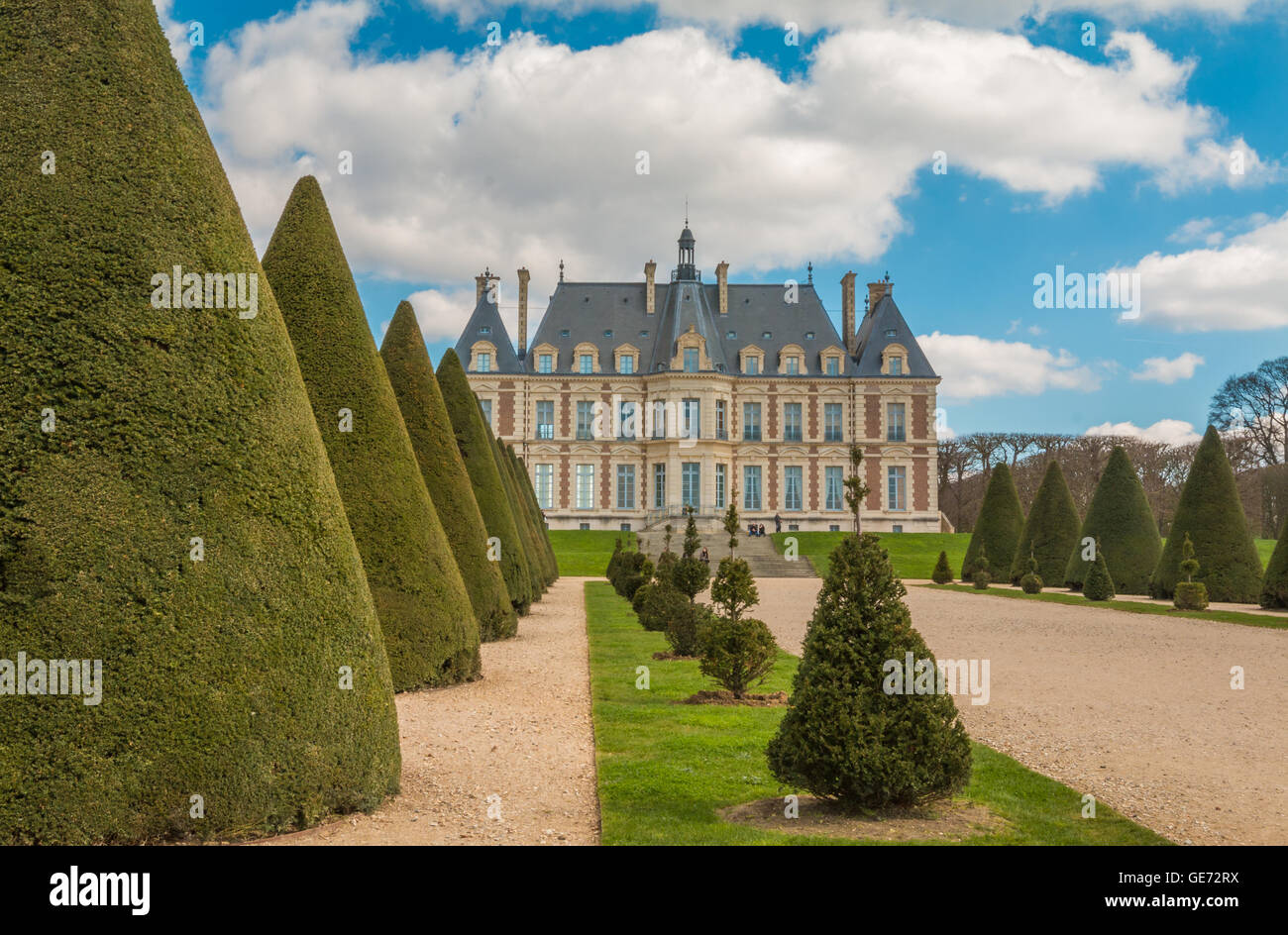 Chateau de Sceaux in Paris Stock Photo