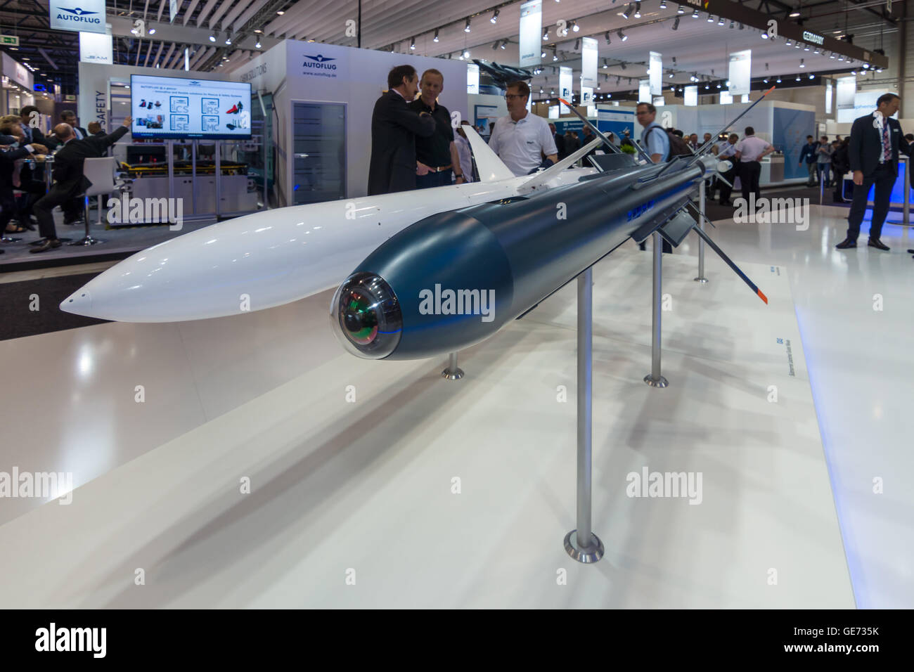 The stand of Diehl Defence Stock Photo Alamy