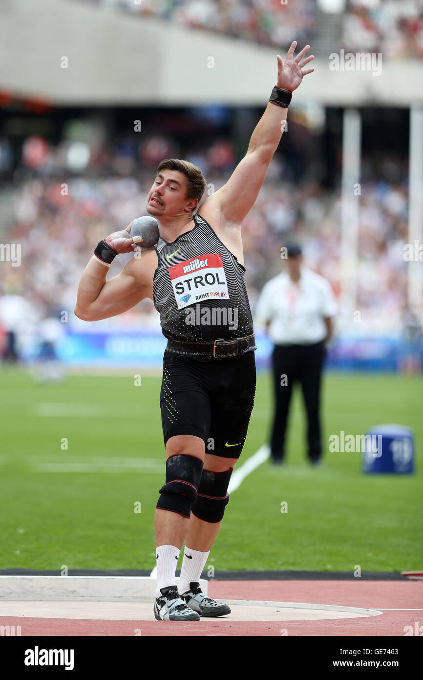 David STORL competing n the Shot Put at the 2016 IAAF Diamond Leauge