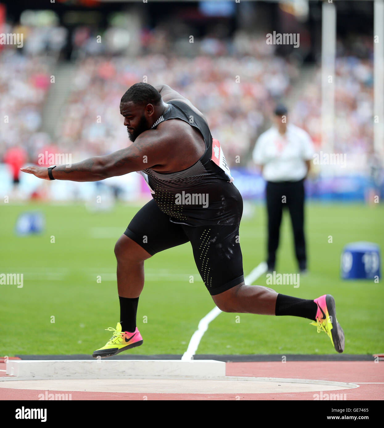 Darrell HILL competing n the Shot Put at the IAAF Diamond League