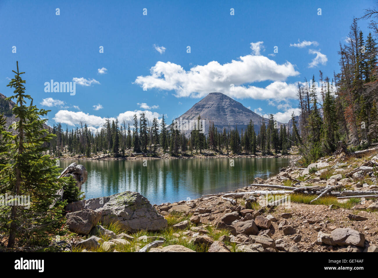 Kamas Lake, Mirror Lake Scenic Byway, Utah Stock Photo Alamy