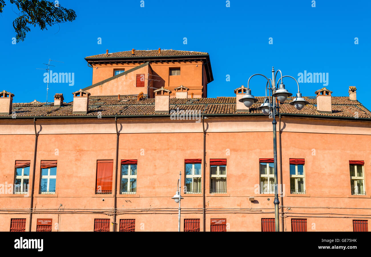 Buildings in the city centre of Ferrara - Italy Stock Photo
