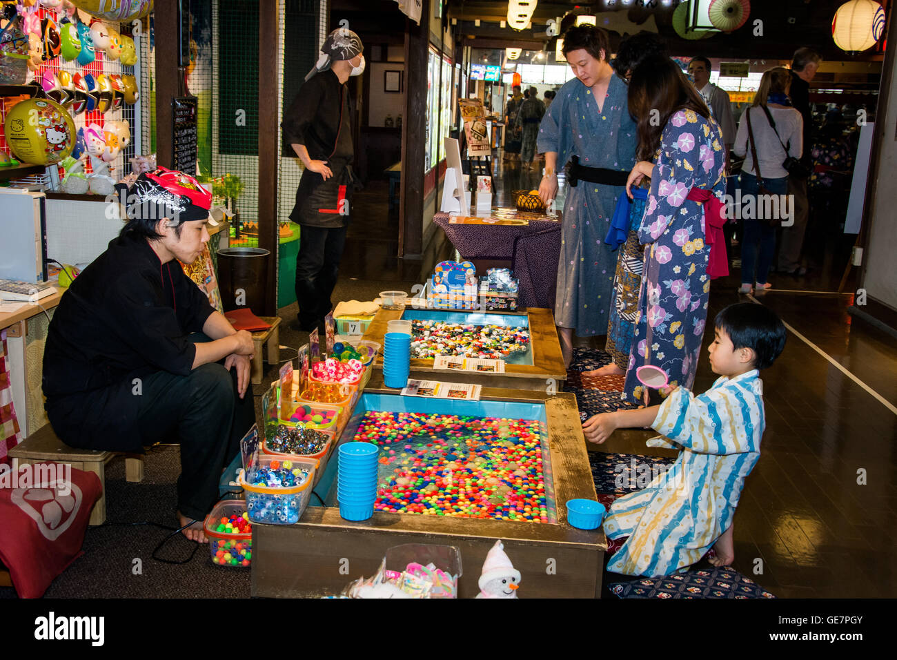 Ooedo Onsen Monogatari is a lavish hot spring theme park in Odaiba, Tokyo Stock Photo Alamy