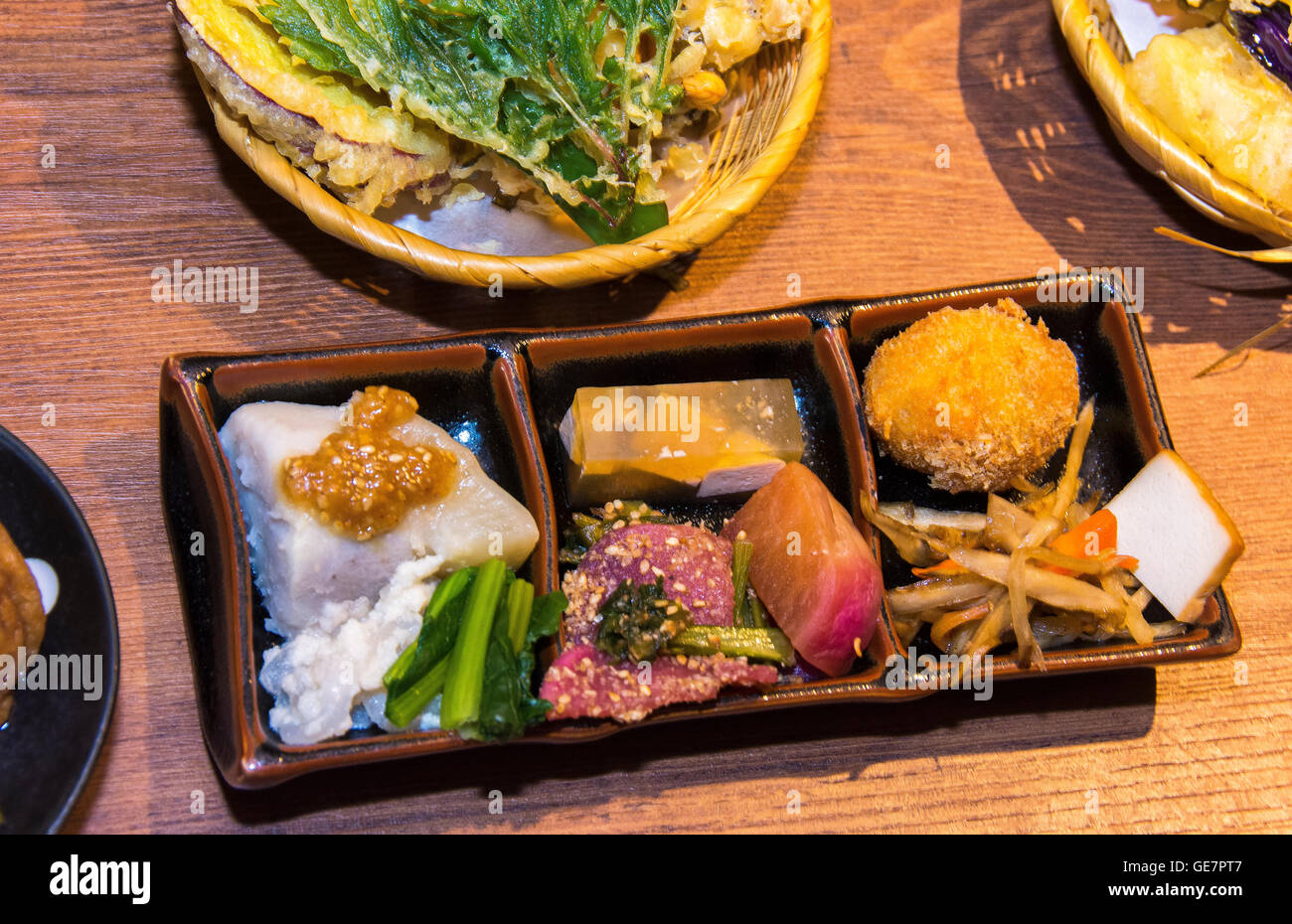 A traditional Japanese Kaiseki dinner. Japan Stock Photo Alamy