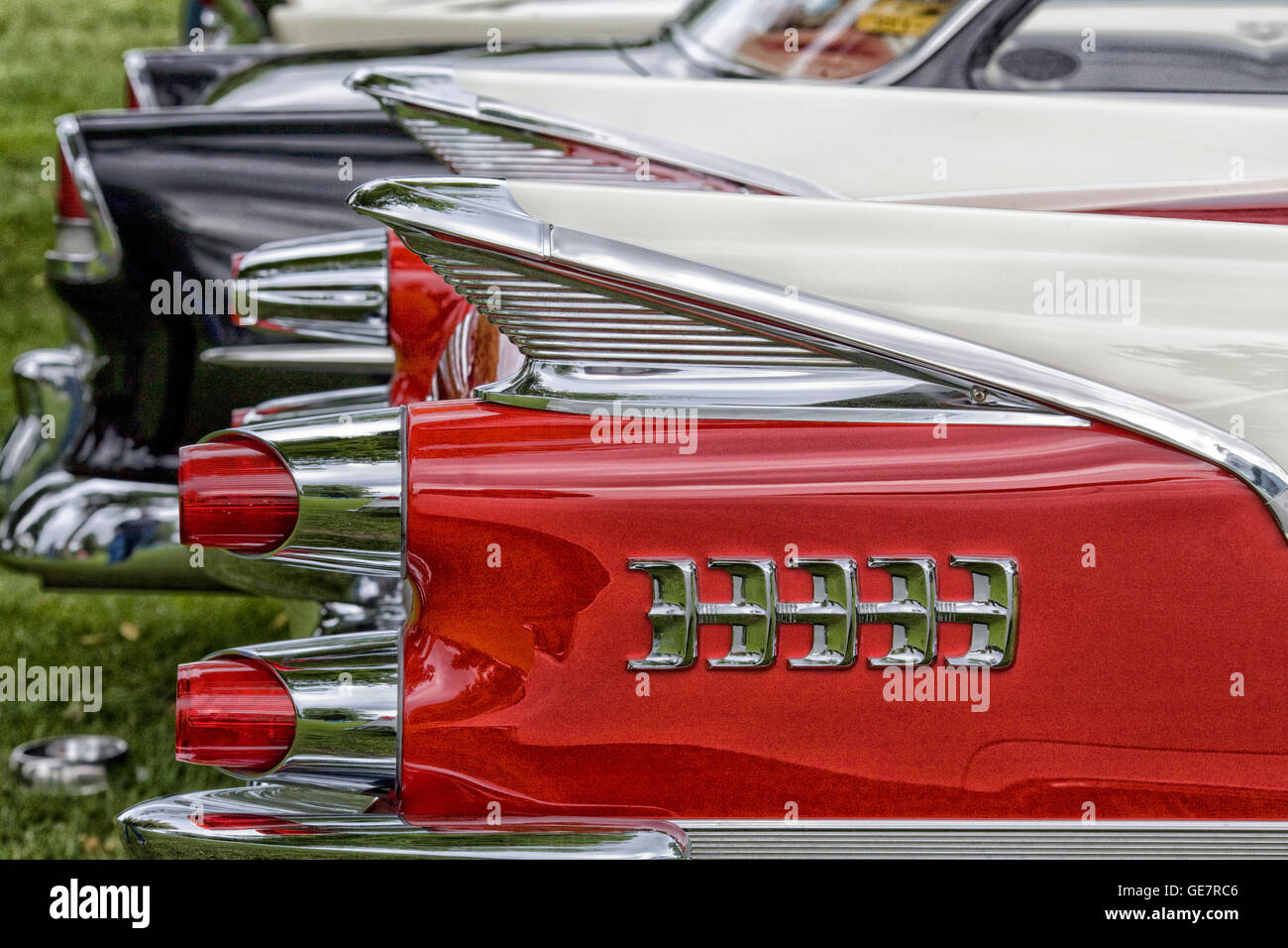 Rear Lights And Tail Fins On A Cadillac Vintage Car Of America Stock Photo Alamy Rear Lights And Tail Fins On A Cadillac Vintage Car Of America Stock Photo Alamy